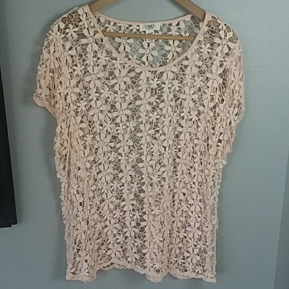 Cato Crochet top